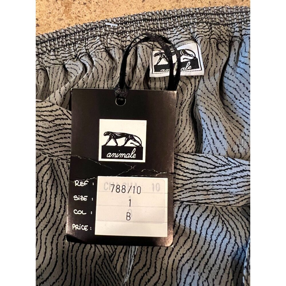 NWT Animale Vintage Abstract Viscose Maxi Skirt Black White Boho (S) - Picture 7 of 8